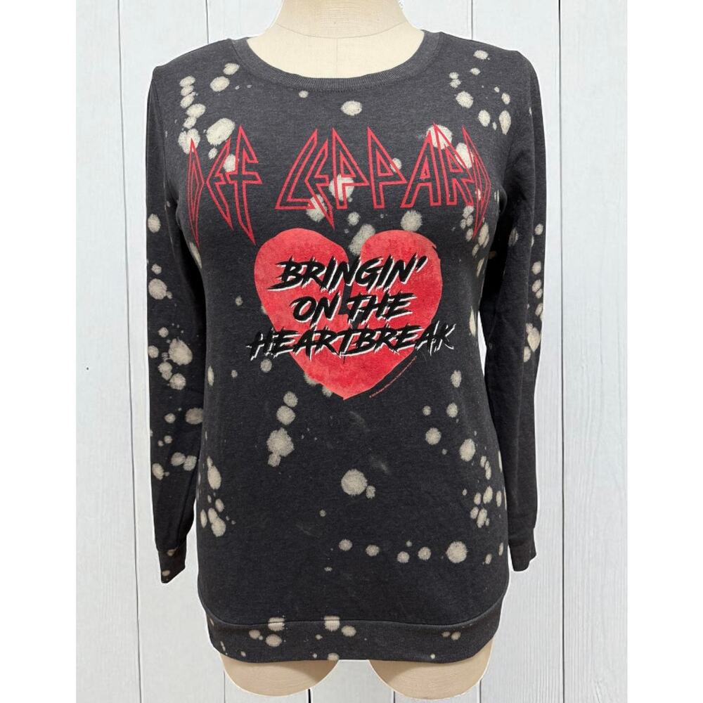 Torrid 2 (2X) Def Leppard Bringin‎ On the Heartbreak 80s Metal Rock Sweatshirt